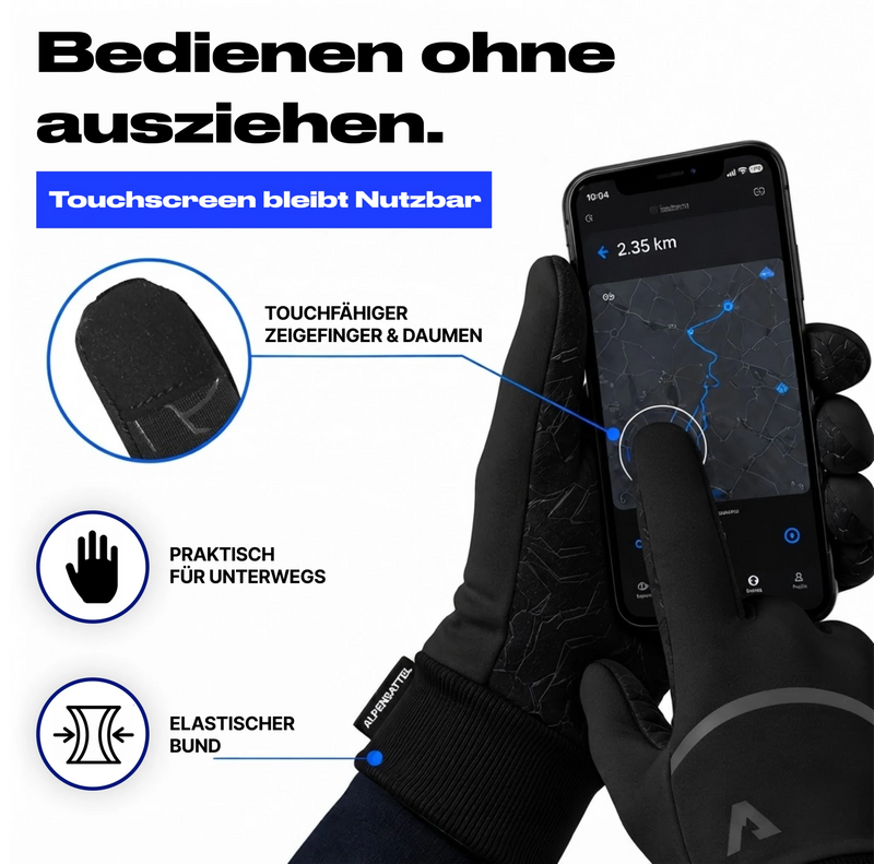 Premium Thermo Fahrrad Handschuhe 3.0 - Alpensattel.de