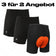 3-Pack Padded Cycling Underwear