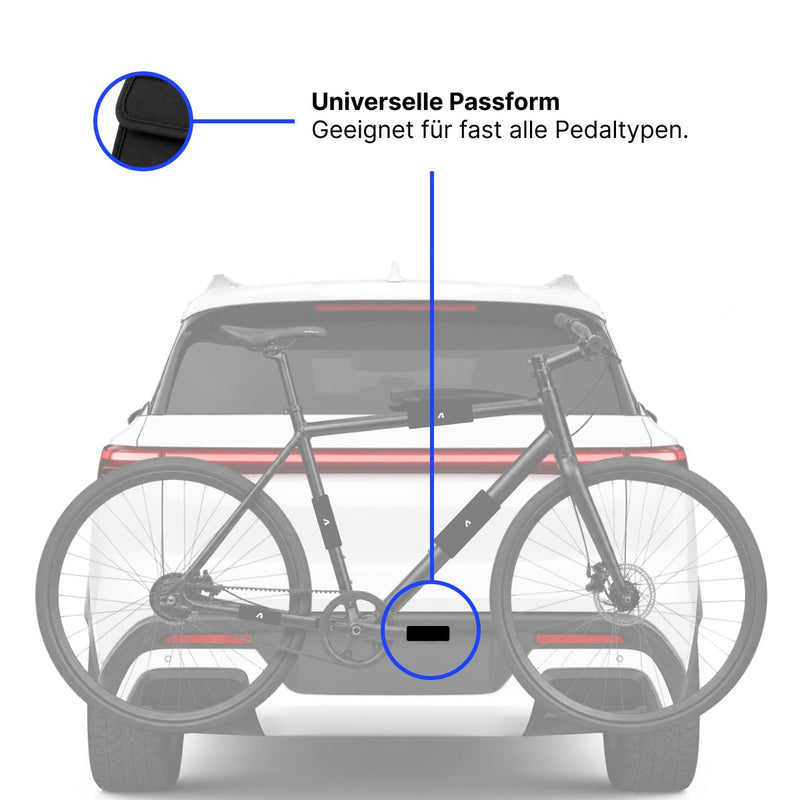 Alpensattel ramme- og pedalbeskyttelse til transport