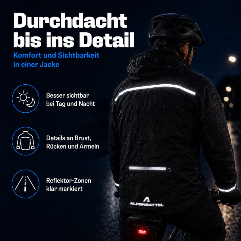 Alpensattel Rainshield - Waterdichte regenjas