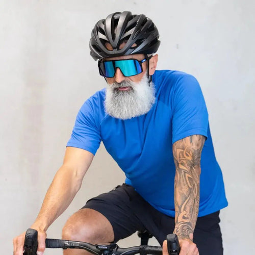 Maillot de cyclisme demi-zip